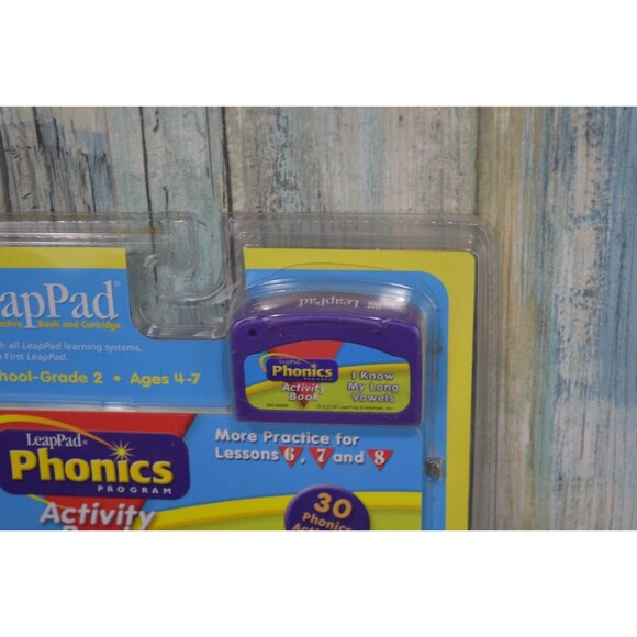 LeapFrog LeapPad Phonics Program I Know My Long Vowels Book Cartridge NEW Sealed - Picture 2 of 3